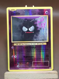 HP Pokemon TCG Gastly Reverse Holo 47/108 XY Evolutions - Image 1
