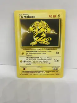 Electrode 21 LP - electabuzz 20 NM - Base Set WOTC Rare Pokemon Card - Image 2
