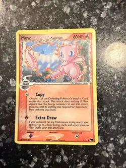 Pokemon Mew (Delta Species) 003/017 (error) Series 5 Rare Holo REVERSED BACK - Image 1