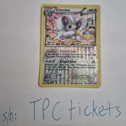 HOLOFOIL Cinccino - Legendary Treasures - Pokemon card - Near Mint NM - TCG $8 - Image 1