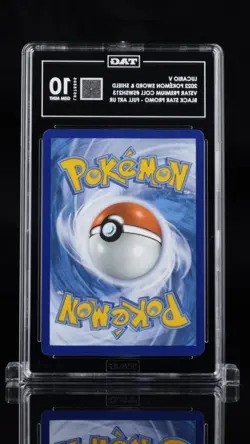 2022 Pokemon TCG Lucario V Full Art Black Star Promo SWSH213 TAG 10 Gem MT - Image 2
