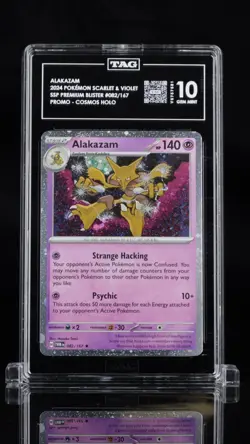 POP 1 2024 Pokemon Scarlet and Violet Twilight Masquerade Alakazam TAG 10 - Image 1