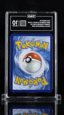 2025 Pokemon JTG EN Volcanion ex 182/159 Special Illustration Rare TAG 10 - Image 2