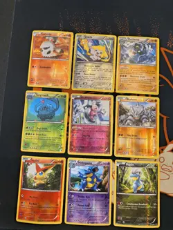 Pokemon XY Era Lot of 9 Reverse Holo +1 Holo, LP-NM - Image 1
