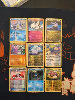 Pokemon Card XY Era Lot of( 9 Cards) Reverse Holo / Holo Lot Lp-NM - Image 1