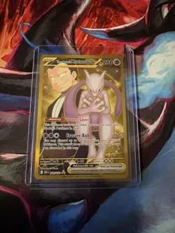 Pokemon TCG Team Rockets Mewtwo EX Special Illustration Destined Rivals - Image 1