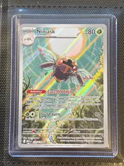 Ninjask 137/132 Pokemon Mega Evolution Holo Illustration Rare - Image 1
