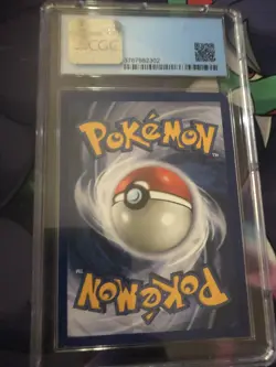 2000 Pokemon Base Set 2 Hitmonchan Holofoil Holo CGC Mint 8.5 - Image 3