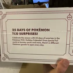 Pokemon 2025 Holiday Calendar Pokemon TCG Box - New and Sealed !! - Image 4