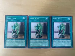 3X Hero Mask LODT-EN045 - Yugioh Yu Gi Oh! 3 Playset - Image 1