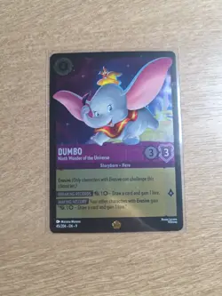 Dumbo Ninth Wonder of the Universe Lorcana Fabled Cold Foil Card 45/204 - Image 1