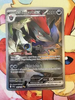 Pokemon TCG N's Zoroark EX Holo Card 185/159 Sv09: Journey Together - Image 1