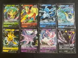 Pokemon Japanese Eevee Heroes S6a V Evolution set 8 Cards NM US Seller - Image 1