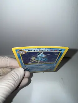 Pokemon Misty's Seadra Gym Heroes Prerelease Holo Promo 9/132 70 HP WOTC Card - Image 4