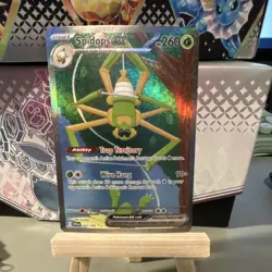 Pokemon TCG Spidops EX 243/198 SV01 Scarlet & Violet Base Set Holo Card - Image 1