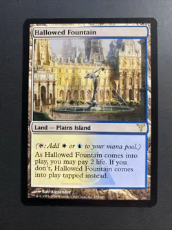 MTG English Hallowed Fountain NM Normal Dissension - Image 1