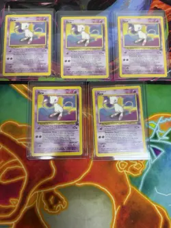Pokemon Mew #8 Wizards Black Star Promo Lot of 5 Cards 1999 TCG English - Image 1