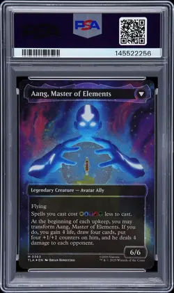 2025 MTG AVATAR: THE LAST AIRBENDER RAISED FOIL #0363 AANG, AVATAR AANG PSA 10 - Image 2