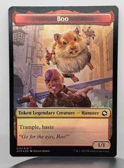 Foil - Treasure // Boo Double-Sided Token - Adventures in the Forgotten Realms - Image 2