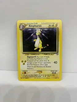 Ampharos 1/111 Neo Genesis Holo Rare - Pokemon Card NM - Image 1