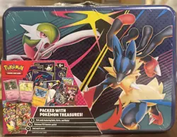 Pokemon Pokemon TCG 2025 Fall Collector’s Chest Tin 6 Booster Packs New & Sealed - Image 1