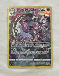 Galarian Obstagoon TG10/TG30 Pokemon TCG Sw&Sh Astral Radiance Pack Fresh NM - Image 1