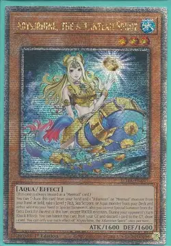 Lightly Played, English Yu Gi Oh Abyssrhine, the Atlantean Spirit - ROTA-EN017 - - Image 1