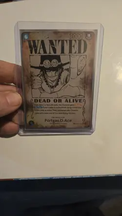 Portgas. D. Ace Wanted Poster ERROR MISPRINT SP OP13-119 - Image 3