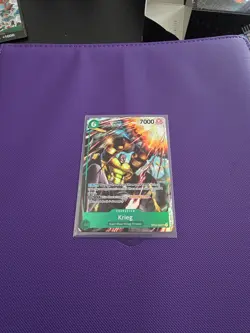 Krieg OP03-025 SR Parallel Pillars of Strength One Piece Card Game - Image 1