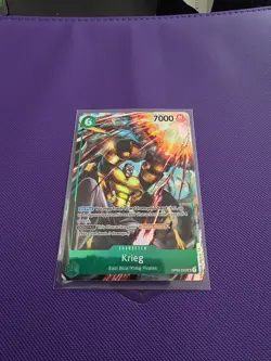 Krieg OP03-025 SR Parallel Pillars of Strength One Piece Card Game - Image 2