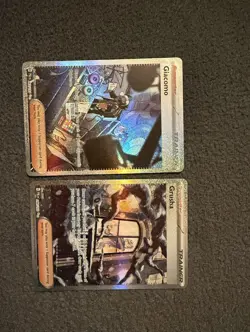 Pokemon TCG Paldea Evolved 2 Card Lot Special Illustration Rare Grusha & Giacomo - Image 1