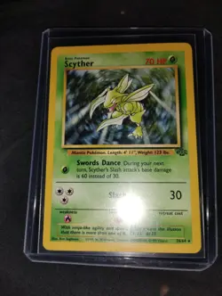 Pokemon Scyther TCG Jungle Card 26/64 Regular - Image 1