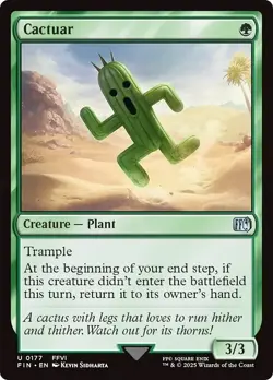 CACTUAR x4 mtg NM-M Final Fantasy 4 Unc - Image 1