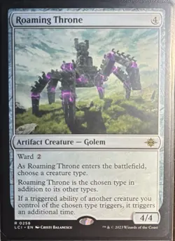 MTG Roaming Throne - The Lost Caverns of Ixalan (LCI) #0258 Magic the Gathering - Image 1