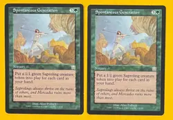 MTG SPONTANEOUS GENERATION (x2) Mercadian Masques (OldManMTG 009-618) - Image 1