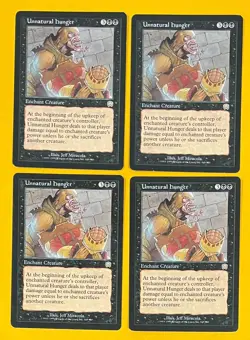 MTG UNNATURAL HUNGER (x4) Mercadian Masques (OldManMTG 009-622) - Image 1