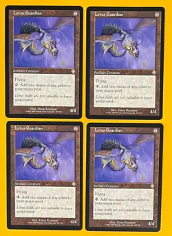 MTG LOTUS GUARDIAN (x4) Invasion (OldManMTG 009-706) - Image 1