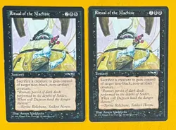 MTG RITUAL OF THE MACHINE (x2) Alliances (OldManMTG 009-963) - Image 1
