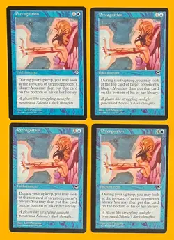 MTG PRECOGNITION (x4) Tempest (OldManMTG 010-764) - Image 1