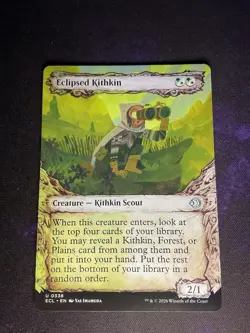 MTG * Eclipsed Kithkin (Showcase) Lorwyn Eclipsed * 1X * NM - Image 1