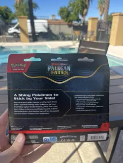 LOT OF 2 - Pokemon Paldean Fates - Fidough Tech Sticker Collection - Image 2