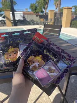 LOT OF 2 - Pokemon Paldean Fates - Fidough Tech Sticker Collection - Image 3