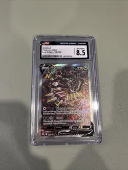 Pokemon Giratina V 186 Alt Art Lost Origin Full Art CGC 8.5 - Image 1