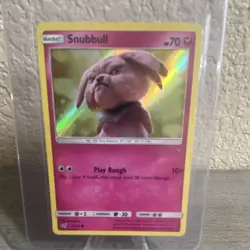 Pokemon Snubbull 15/18 Detective Pikachu Holo Common Basic 70HP EN - Image 1