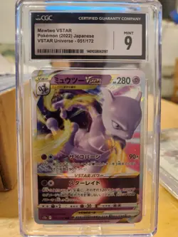 Pokemon TCG Mewtwo VSTAR Pokemon Go 031/078 CGC 9! - Image 1