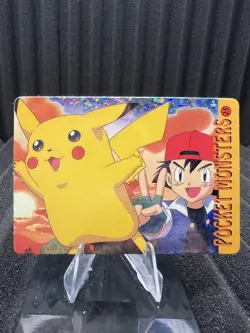 Pokemon Vintage Pocket Monsters Vending HOLO Prism Sticker Bandai 1999 Nintendo - Image 1