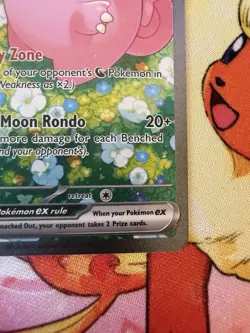 Pokemon Lillie's Clefairy Ex 184/159 Sv09 Journey Together Full Art Holo Rare - Image 4