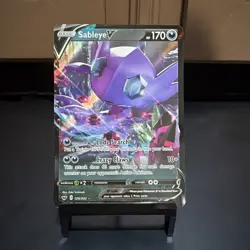 Pokemon TCG Sableye V Sword & Shield 120/202 Holo Ultra Rare-Fast Shipping-NM!! - Image 1