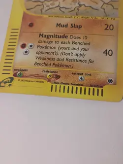 Dugtrio 10/165 Holo Expedition Base Set Pokemon Nintendo E- Reader - Image 3