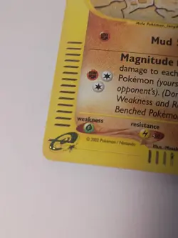 Dugtrio 10/165 Holo Expedition Base Set Pokemon Nintendo E- Reader - Image 4